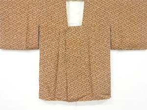 リサイクル　斜め格子模様道行コート